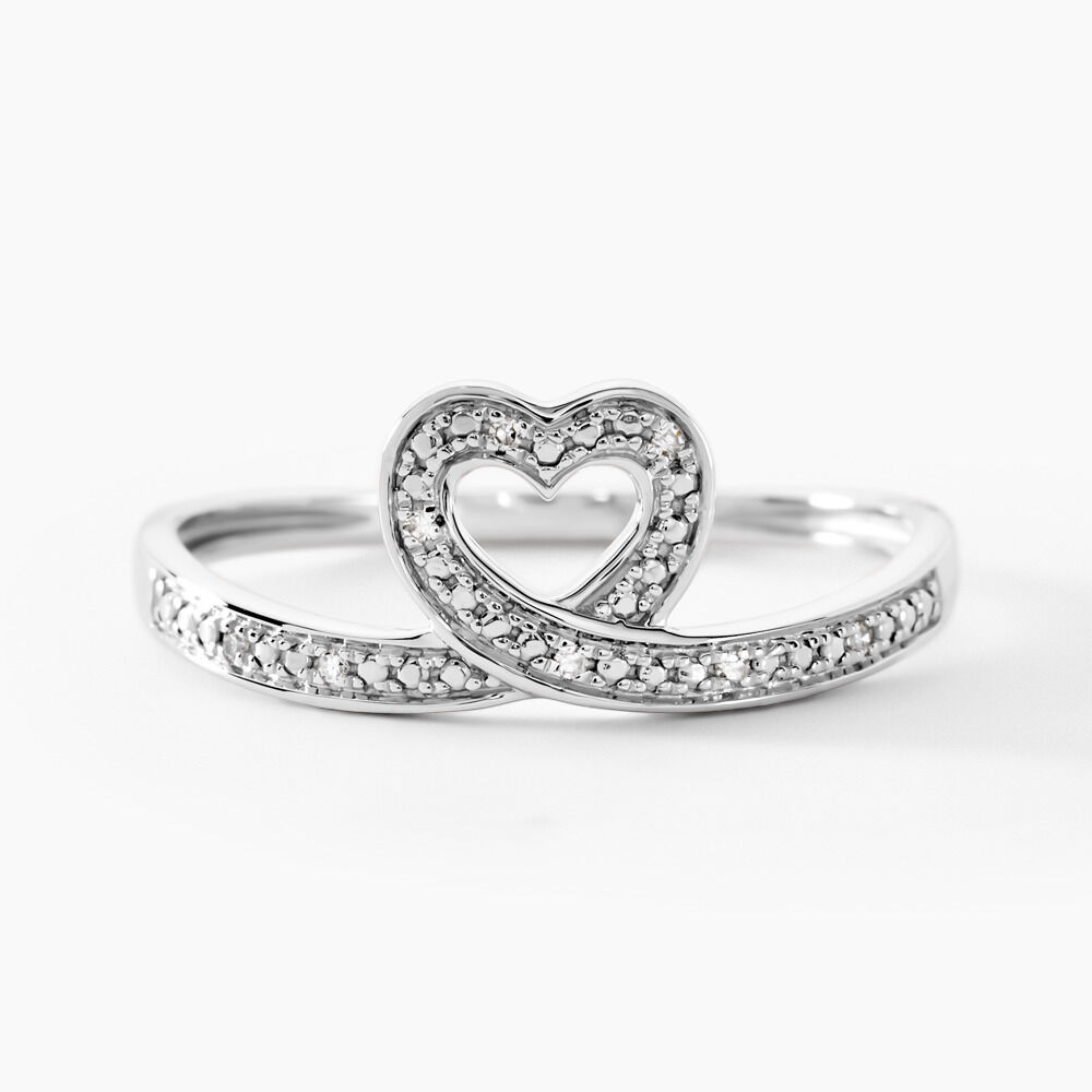 Bague Delaney Or Blanc Diamant - Bagues pierres précieuses Femme | Marc Orian