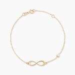 Bracelet Illenia Or Jaune Perle De Culture - Bracelets cha&icirc;nes Femme | Marc Orian