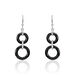 Boucles D'oreilles Pendantes Narcissa Argent Blanc Céramique Et Oxyde - Pendantes Femme | Marc Orian
