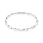 Bracelet Coline Argent Blanc Oxyde De Zirconium - Bracelets cha&icirc;nes Femme | Marc Orian