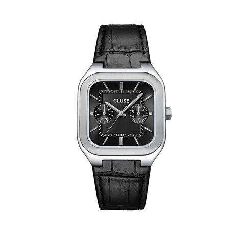 Montre Cluse Quadrus Multifonction Noir - Montres &eacute;tanches Homme | Marc Orian