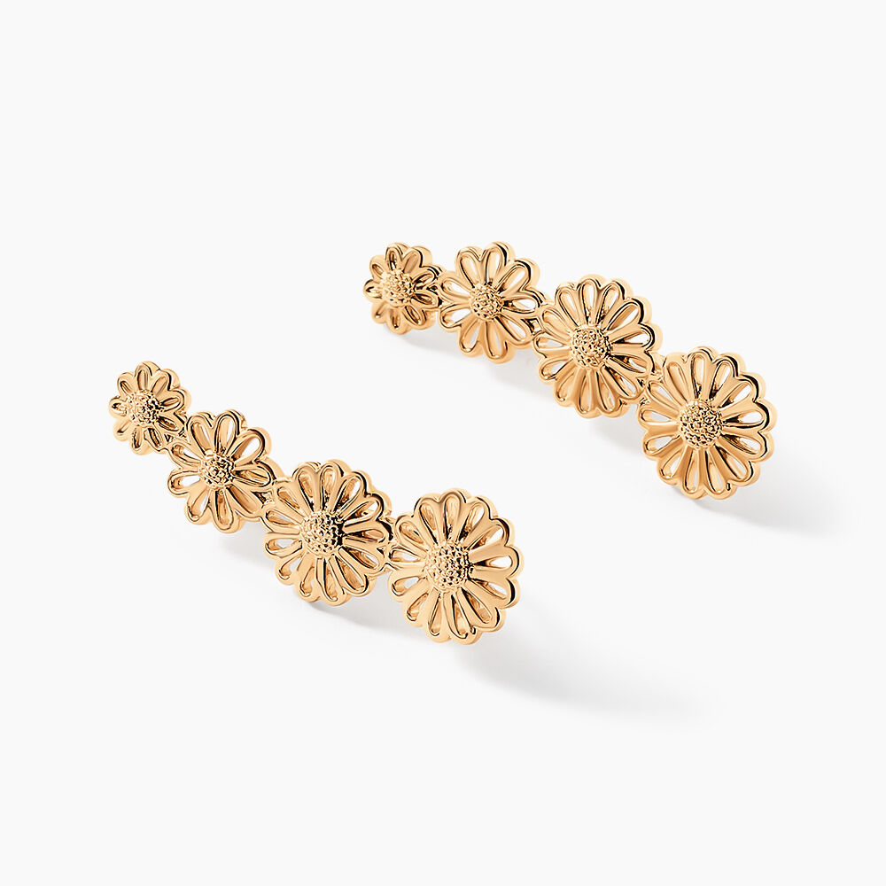 Bijoux D'oreilles Mahonia Plaqué Or Doré - Piercings d'oreilles Femme | Marc Orian