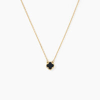 Collier Stellya Or Jaune Onyx