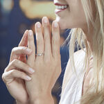 Bague Louisanna Or Blanc Diamant - Parures de mariage Femme | Marc Orian