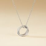 Collier Argent Blanc Circus Oxyde De Zirconium Maille - Colliers avec pierres Femme | Marc Orian