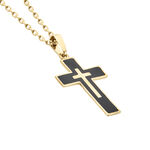 Collier Saleh Plaqu&eacute; Or Jaune - Colliers ete Homme | Marc Orian