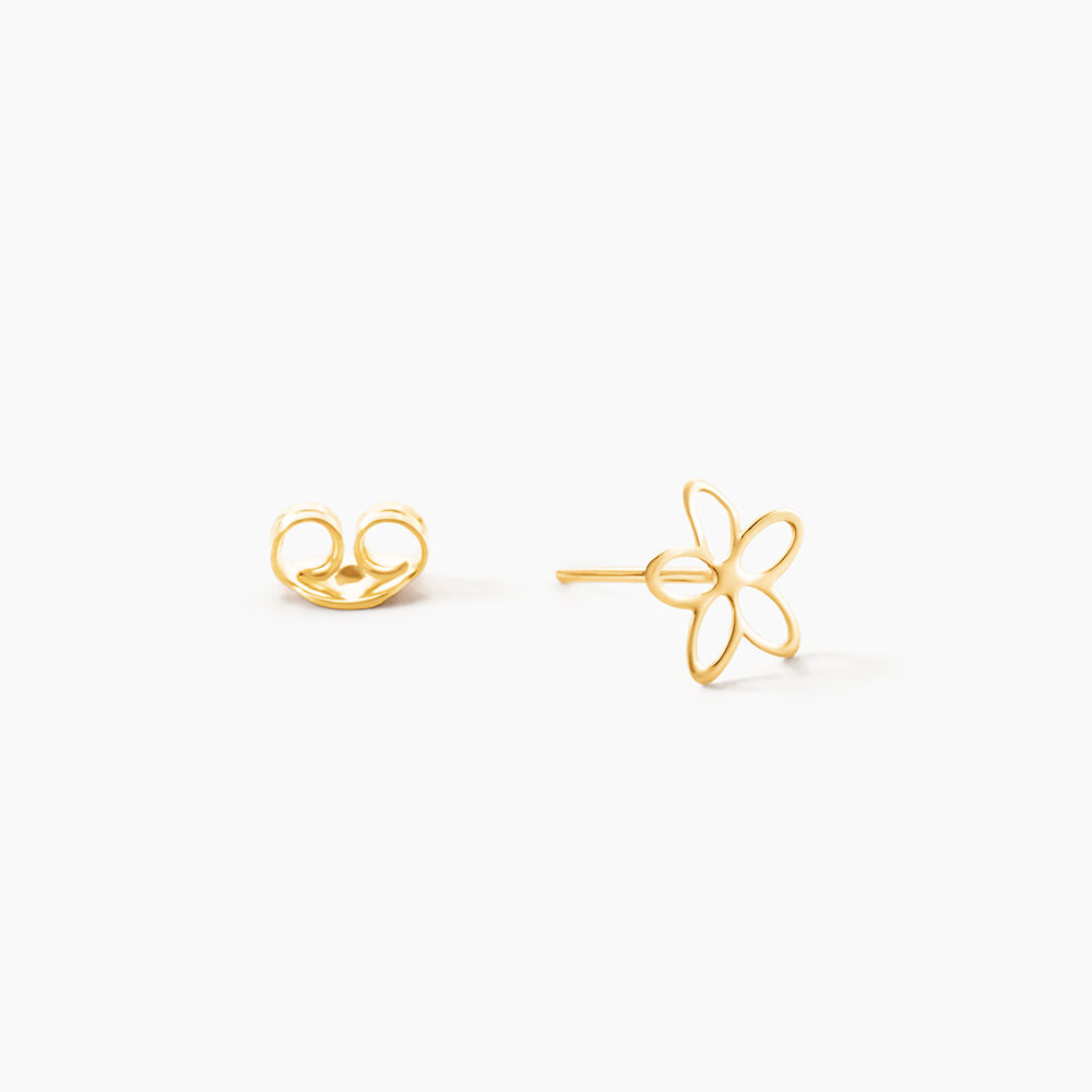 Boucles D'Oreilles Puces Barbie Or Jaune - Puces Femme | Marc Orian