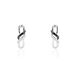 Boucles D'oreilles Puces Aline Or Blanc Diamant - Puces Femme | Marc Orian
