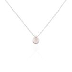 Collier Tao Argent Blanc Quartz - Colliers avec pierres Femme | Marc Orian
