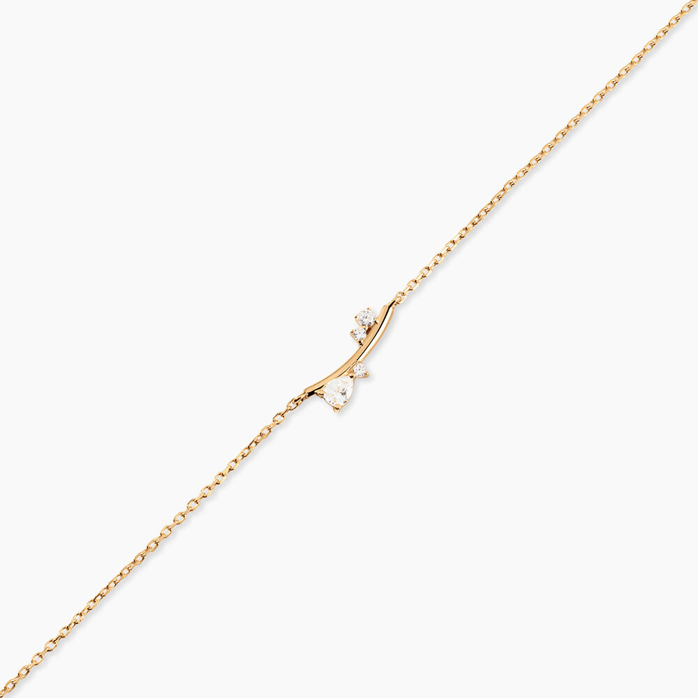 Bracelet Doline Plaqu&eacute; Or Jaune Oxyde De Zirconium - Bracelets fantaisie Femme | Marc Orian