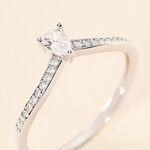 Bague Hyman Argent Blanc Oxyde De Zirconium - Bijoux fantaisie Femme | Marc Orian