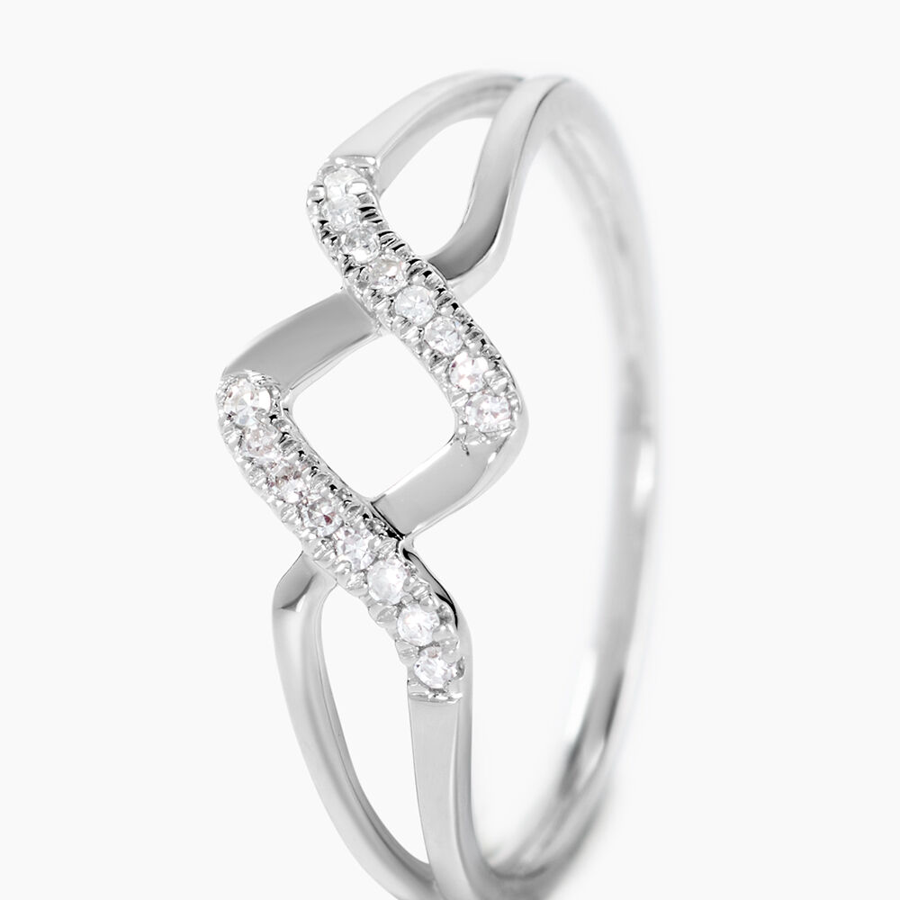 Bague Loula Or Blanc Diamant - Bagues pierres pr&eacute;cieuses Femme | Marc Orian