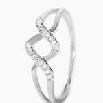 Bague Loula Or Blanc Diamant - Bagues pierres pr&eacute;cieuses Femme | Marc Orian