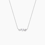 Collier Lovella Argent Blanc Oxyde De Zirconium - Colliers avec pierres Femme | Marc Orian