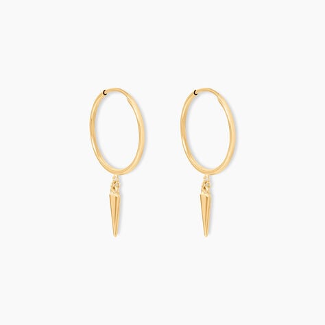 Cr&eacute;oles Pich Or Jaune - Boucles d'oreilles pampille Femme | Marc Orian