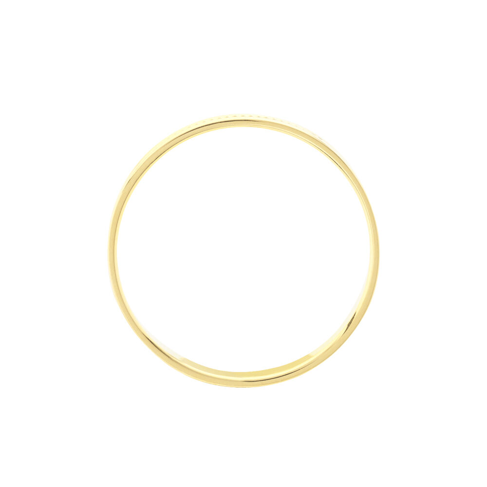 Alliance Perlee Or Jaune - Alliances personnalis&eacute;es Famille | Marc Orian