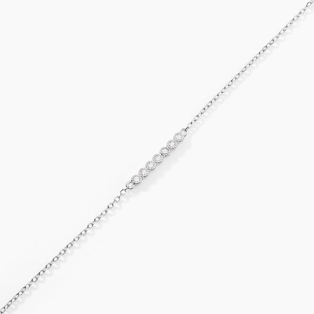 Bracelet Aryles Argent Blanc Oxyde De Zirconium - Bracelets fantaisie Femme | Marc Orian
