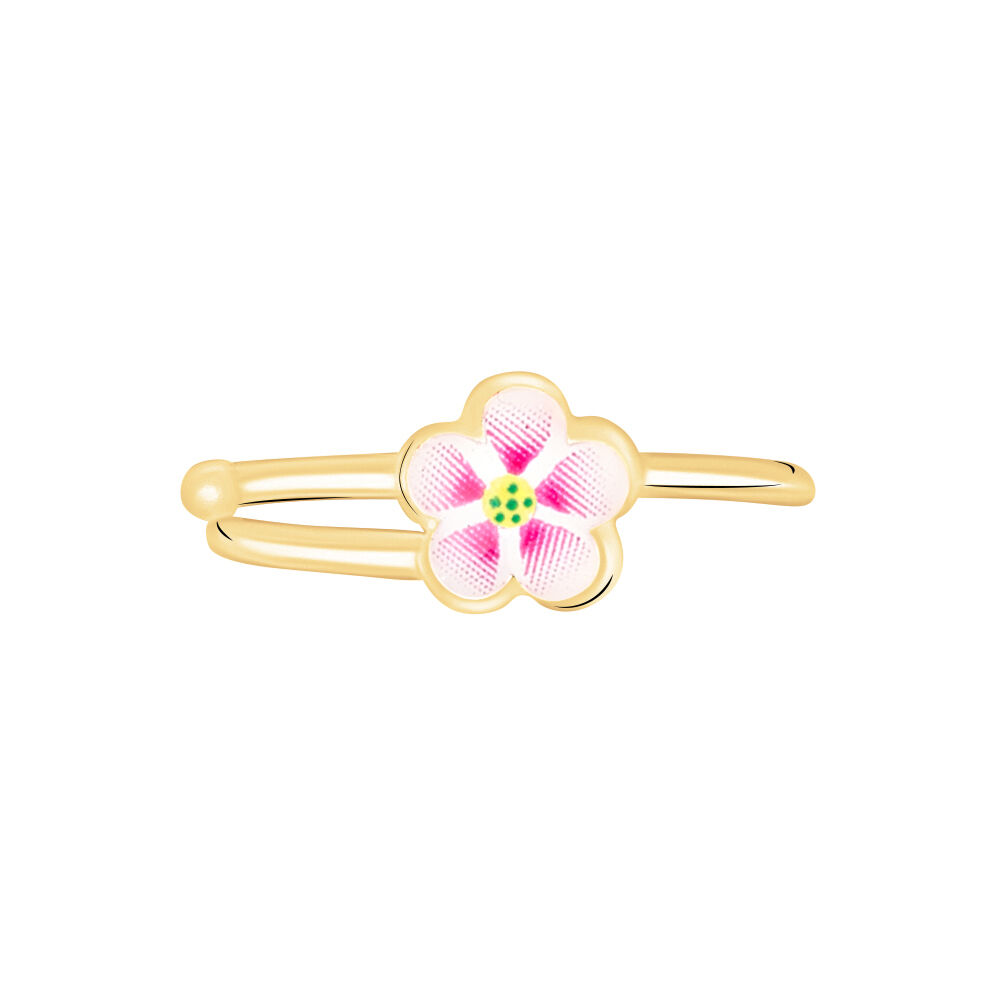 Bague Syna Fleur Or Jaune - Bagues ajustables Enfant | Marc Orian