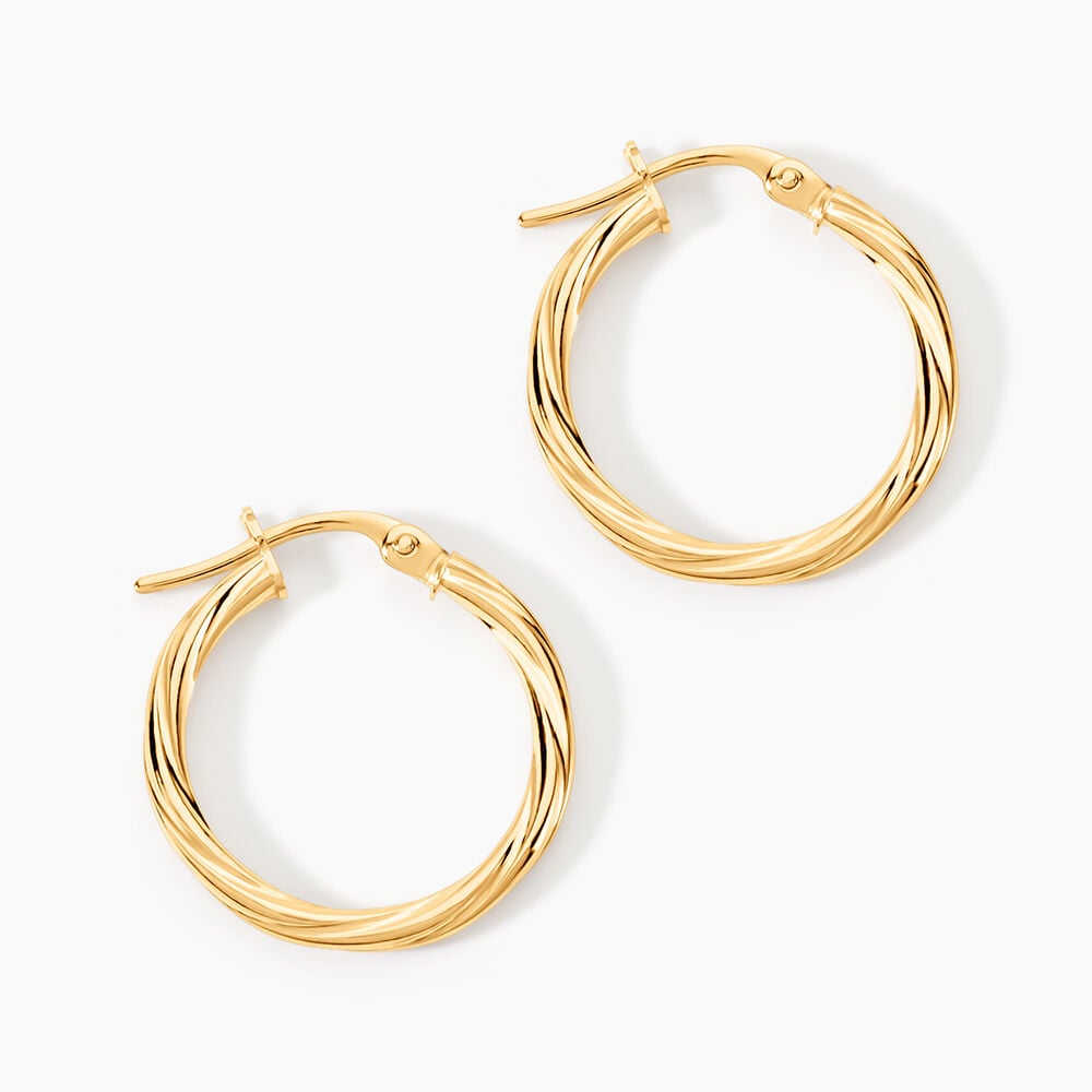 Créoles Youri Or Jaune - Créoles Femme | Marc Orian