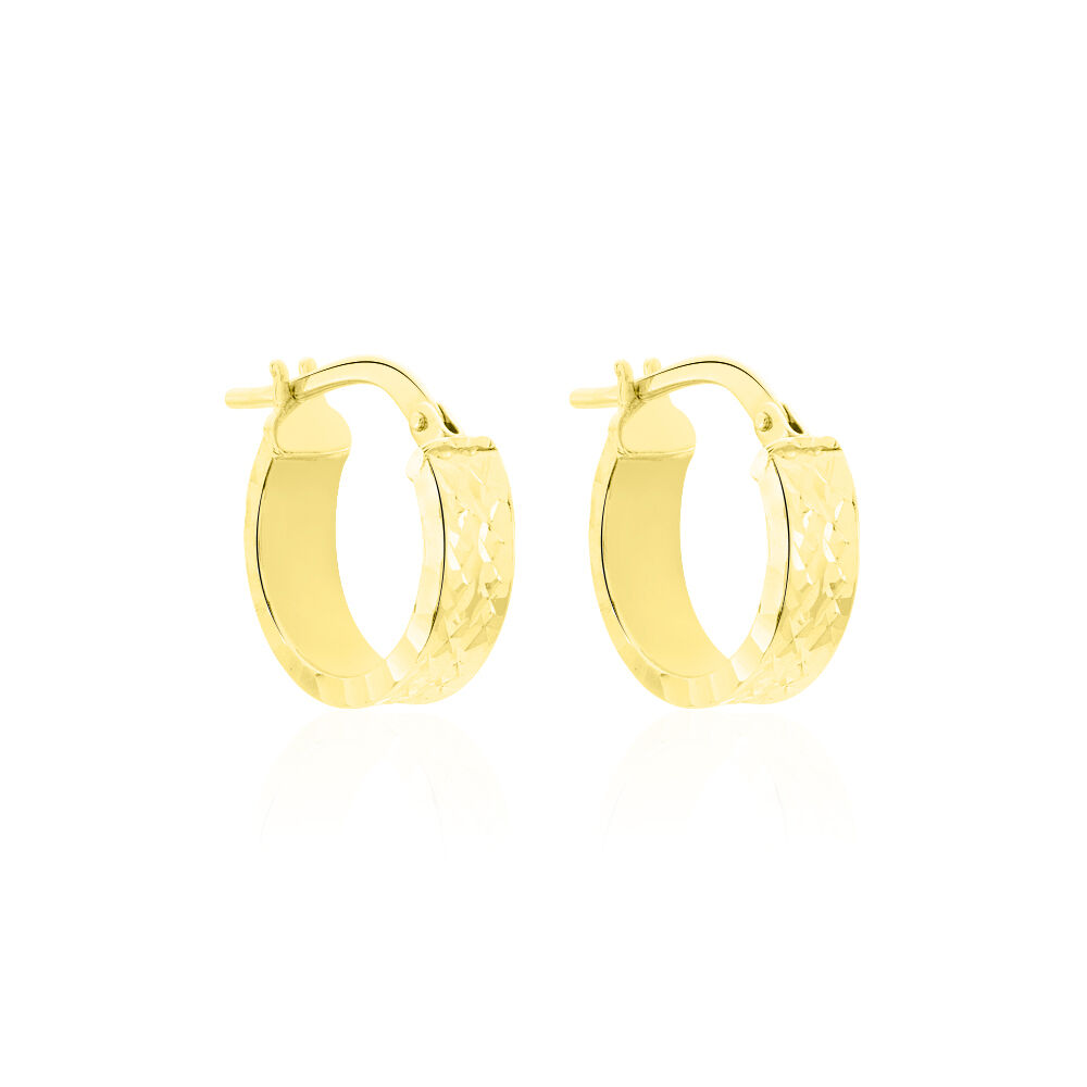 Cr&eacute;oles Gabriela Or Jaune - Cr&eacute;oles Femme | Marc Orian