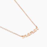 Collier Mendi Argent Rose - Colliers fantaisie Femme | Marc Orian