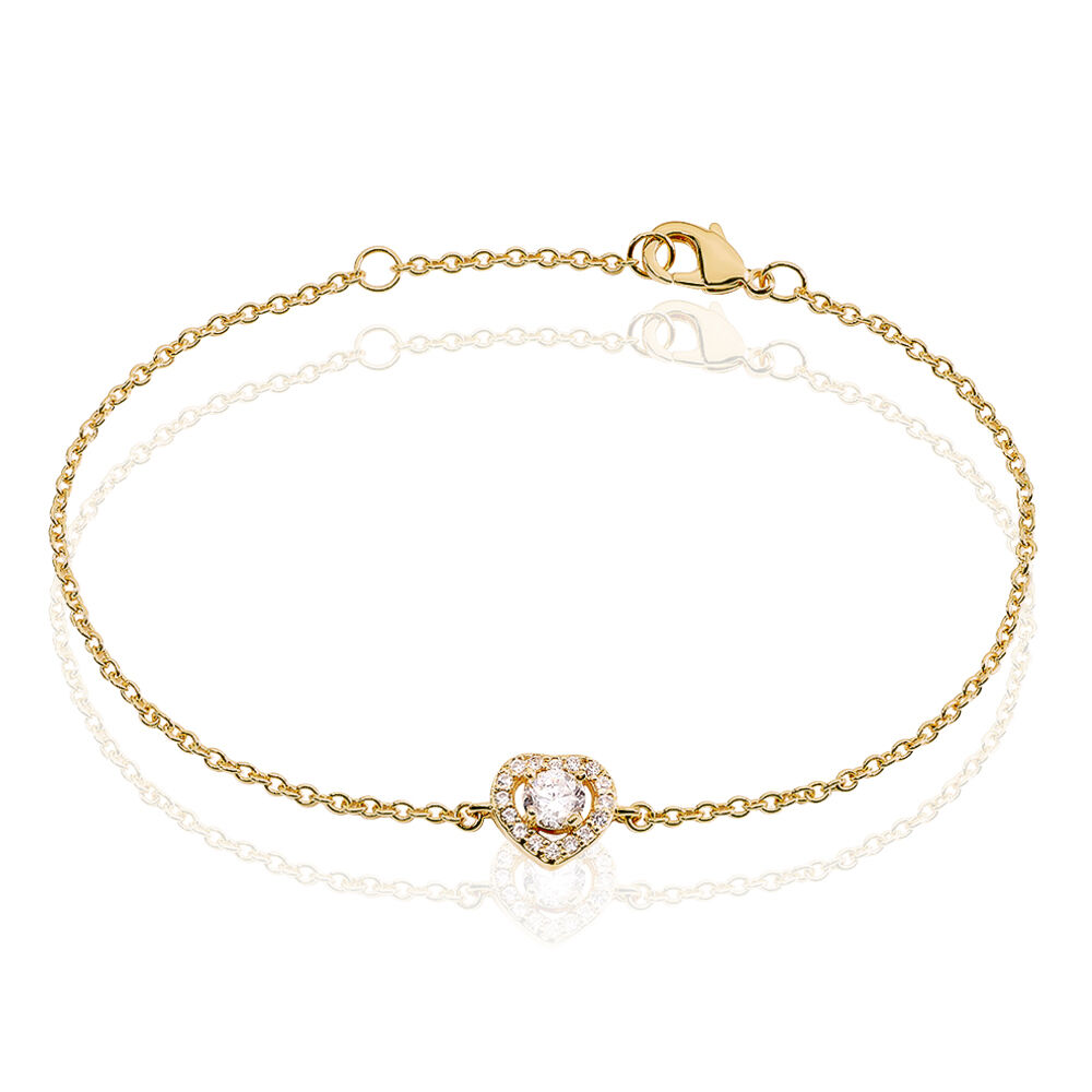 Bracelet Alais Plaque Or Jaune Oxyde De Zirconium - Bracelets fantaisie Femme | Marc Orian