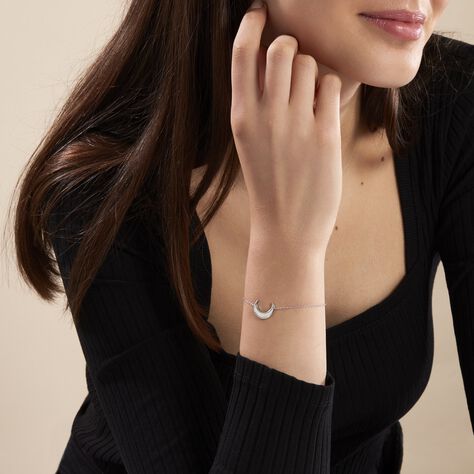 Bracelet Zea Argent Nacre - Bracelets chaînes Femme | Marc Orian