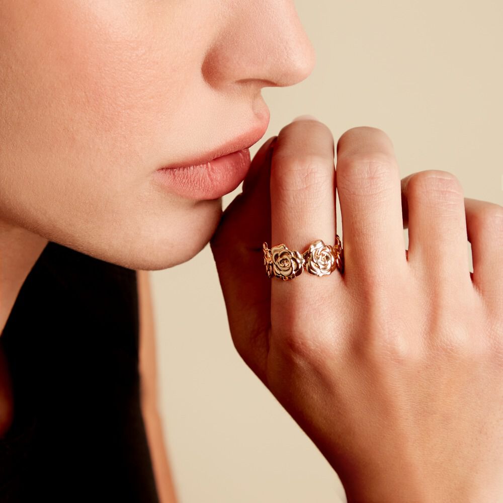 Bague Fioralba Plaqué Or Jaune - Bagues dorées Femme | Marc Orian