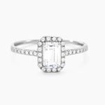 Solitaire Gwenyth Or Blanc Oxyde De Zirconium - Solitaires Femme | Marc Orian