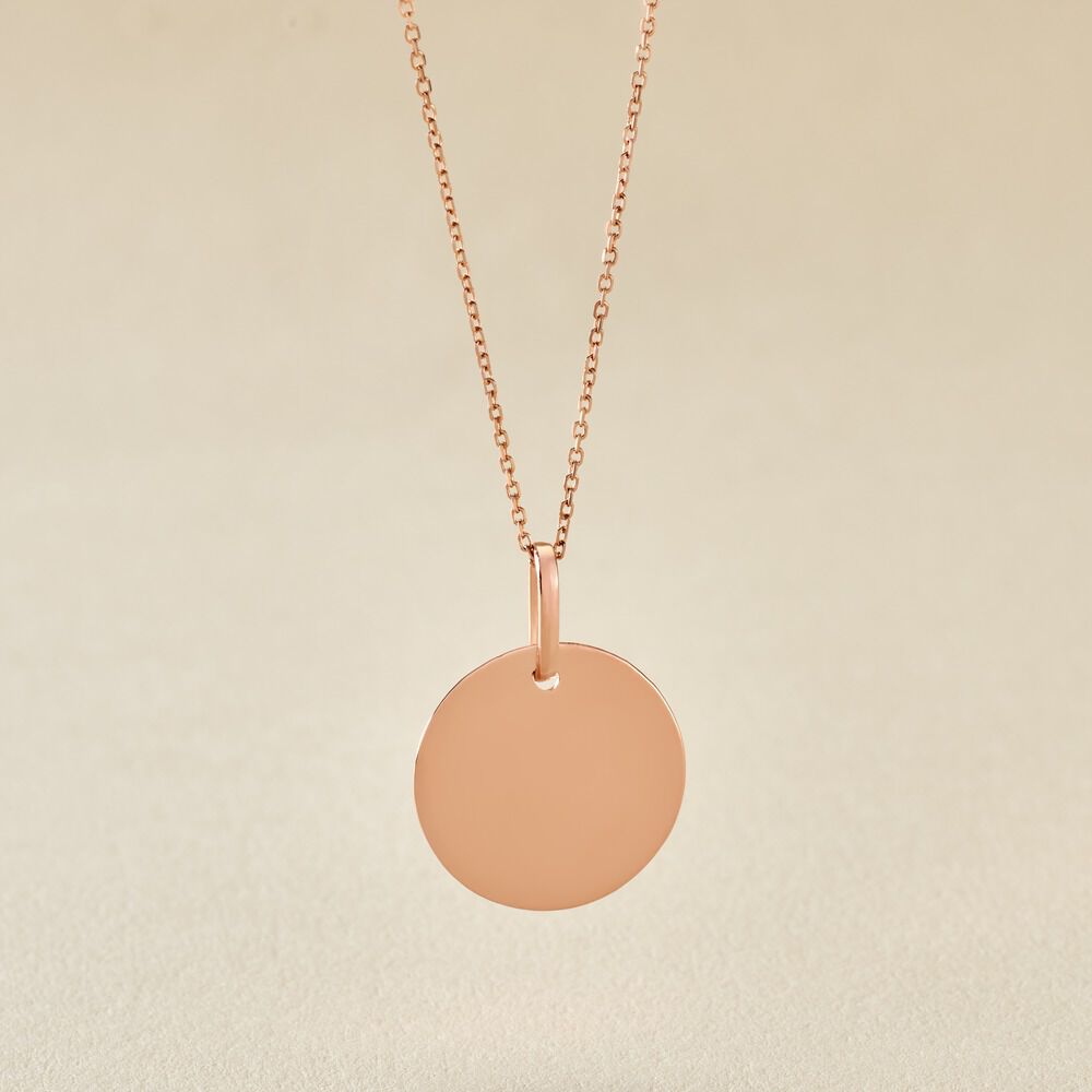 Pendentif Elisandre Argent Rose - Bijoux personnalis&eacute;s Femme | Marc Orian