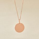 Pendentif Elisandre Argent Rose - Bijoux personnalis&eacute;s Femme | Marc Orian