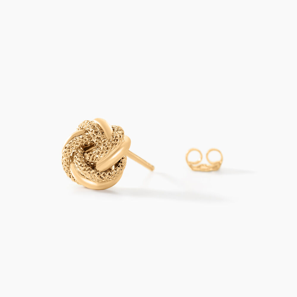 Boucles D'oreilles Puces Or Jaune Campanula - Puces Femme | Marc Orian