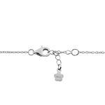 Bracelet Dita Argent Blanc Oxyde De Zirconium - Bracelets Anneaux Entrelaces Femme | Marc Orian