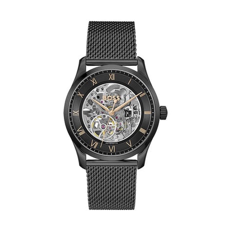 Montre Boss Principle Skeleton Noir - Fête des pères Homme | Marc Orian