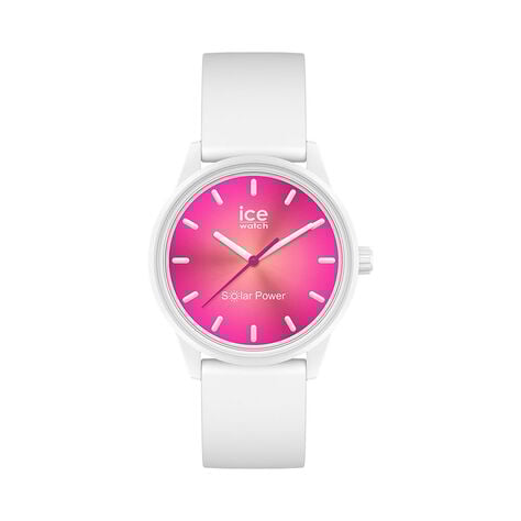 Montre Ice Watch Solar Power Blanc - Montres &eacute;tanches Femme | Marc Orian