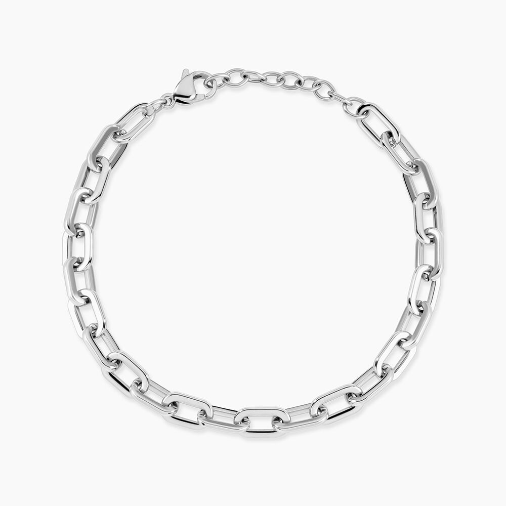 Bracelet Timoteo Acier Blanc - Bracelets cha&icirc;nes Homme | Marc Orian