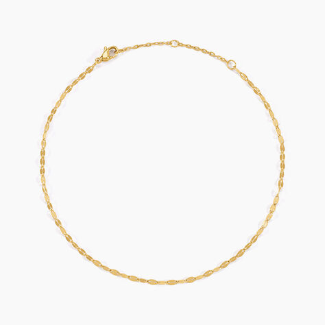 Cha&icirc;ne De Cheville Athena Acier Jaune - Chaines de cheville Femme | Marc Orian