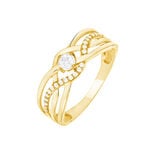Bague Harmonia Or Jaune Oxyde De Zirconium - Solitaires Femme | Marc Orian