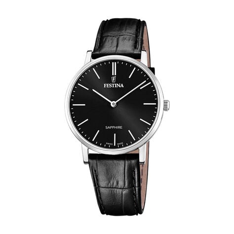 Montre Festina Swiss Made Noir - Montres classiques Homme | Marc Orian