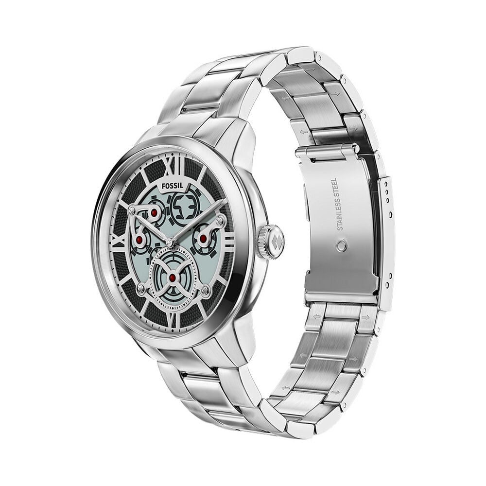Montre Fossil Bic Tic Tourbillon Argent&eacute; - Montres &eacute;tanches Homme | Marc Orian