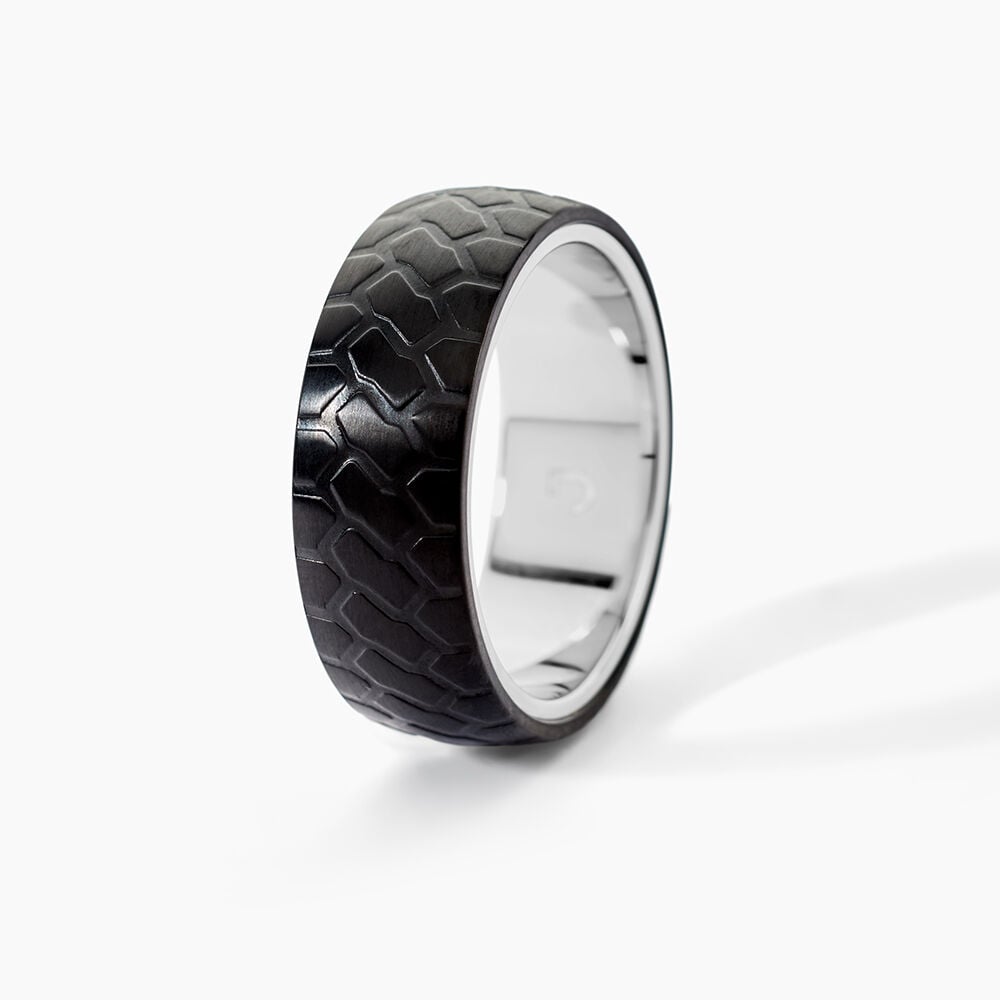 Bague Jourdan Jakab Acier Gris - Bijoux fantaisie Homme | Marc Orian