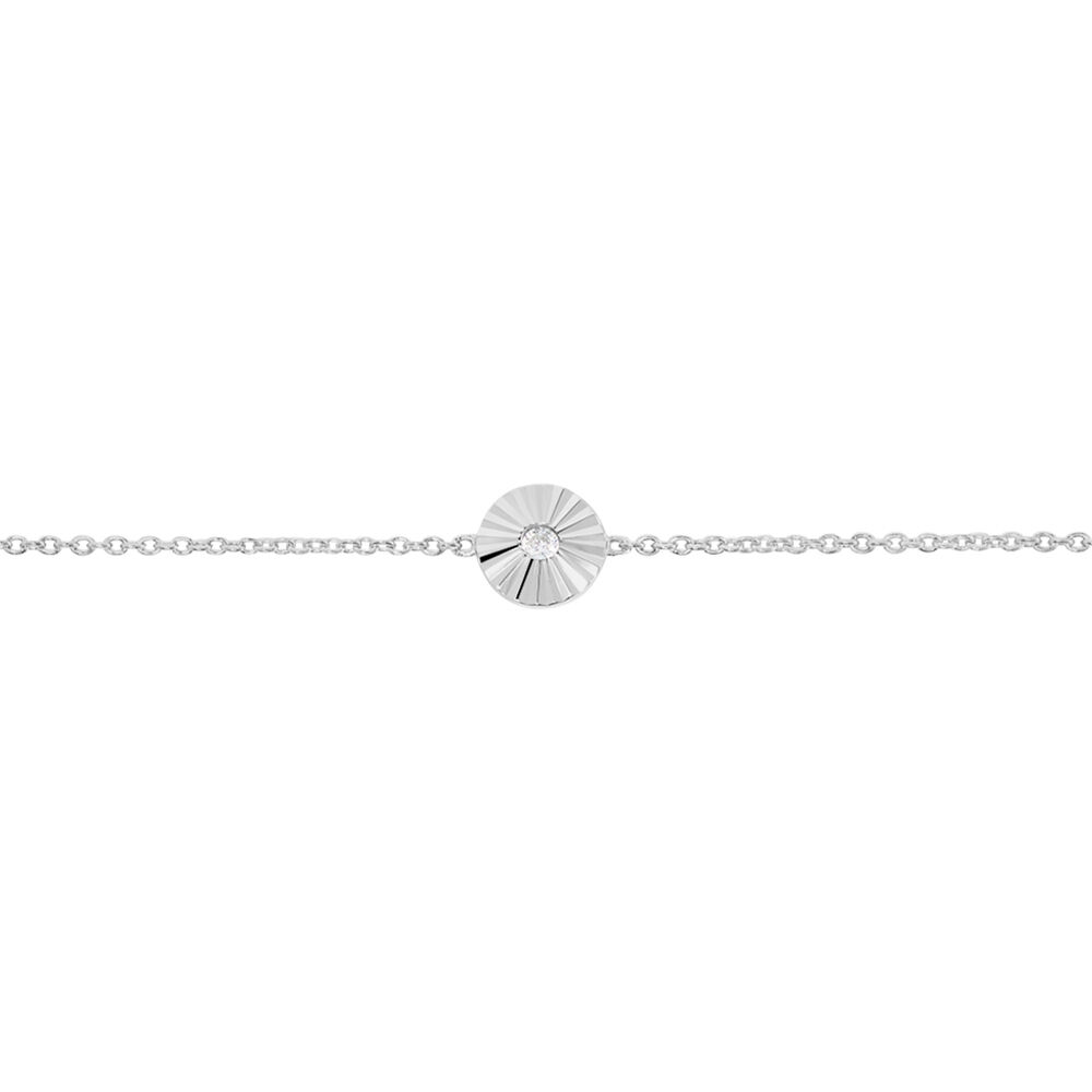 Bracelet Argent Valente Oxydes De Zirconium - Bracelets Medailles Femme | Marc Orian