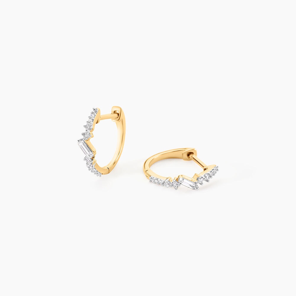 Créoles Joy Or Jaune Diamant -  Femme | Marc Orian
