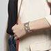 Bracelet Jonc Imagine Florette Strass Acier Blanc Strass - Bracelets joncs Femme | Marc Orian