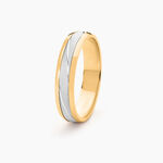 Alliance Anthonio Or Bicolore - Alliances duo Unisex | Marc Orian