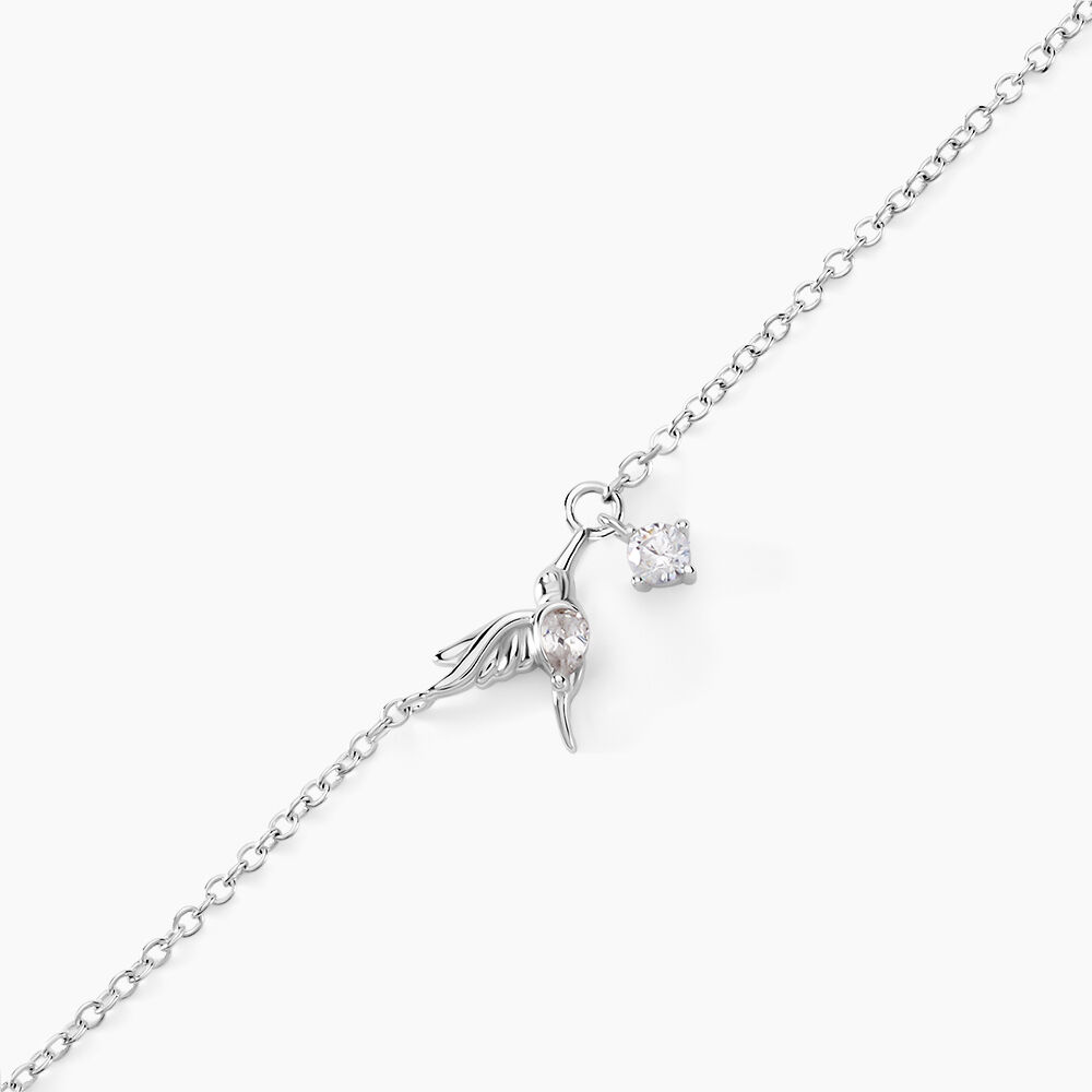 Bracelet Myrna Argent Blanc Oxyde De Zirconium - Bracelets chaînes Femme | Marc Orian