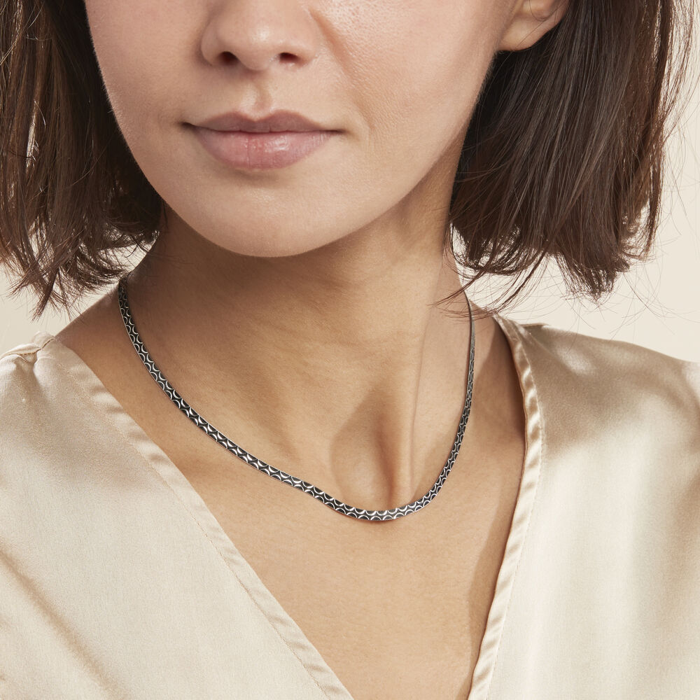 Collier Kalyane Argent Bicolore - Colliers Femme | Marc Orian