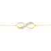 Bracelet Maryeme Infini Glitter Or Jaune - Bracelets chaînes Femme | Marc Orian