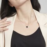 Collier Adelyne Argent Blanc C&eacute;ramique - Colliers avec pierres Femme | Marc Orian