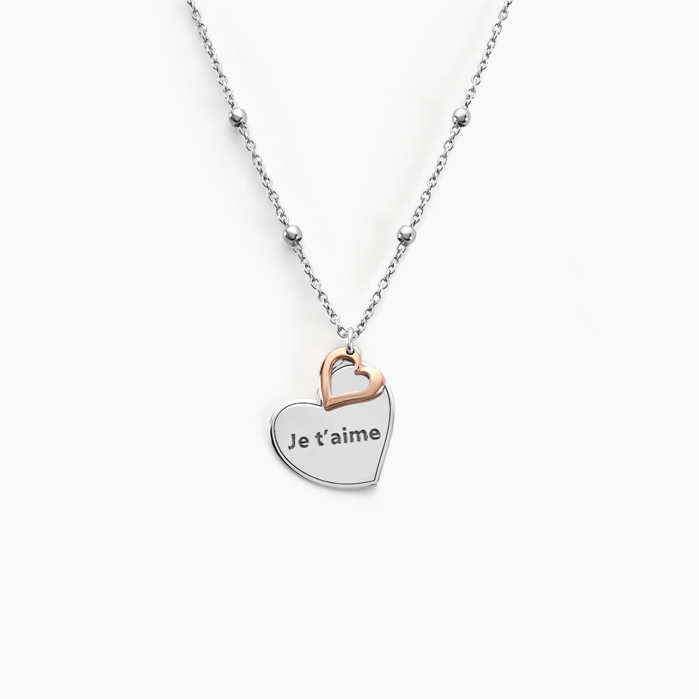 Collier Argent Bicolore Nura - Colliers Femme | Marc Orian